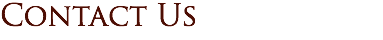 Contact Us